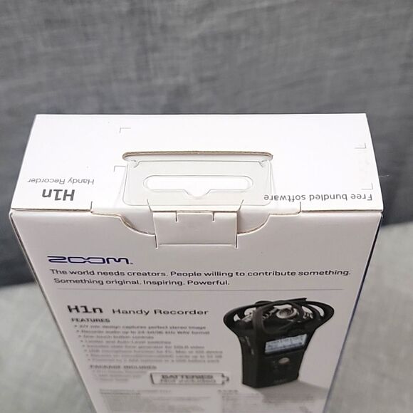 Zoom H1N NIB Black Digital Voice Handy Recorder 'Discontinued' Portable Audio - Picture 6 of 6